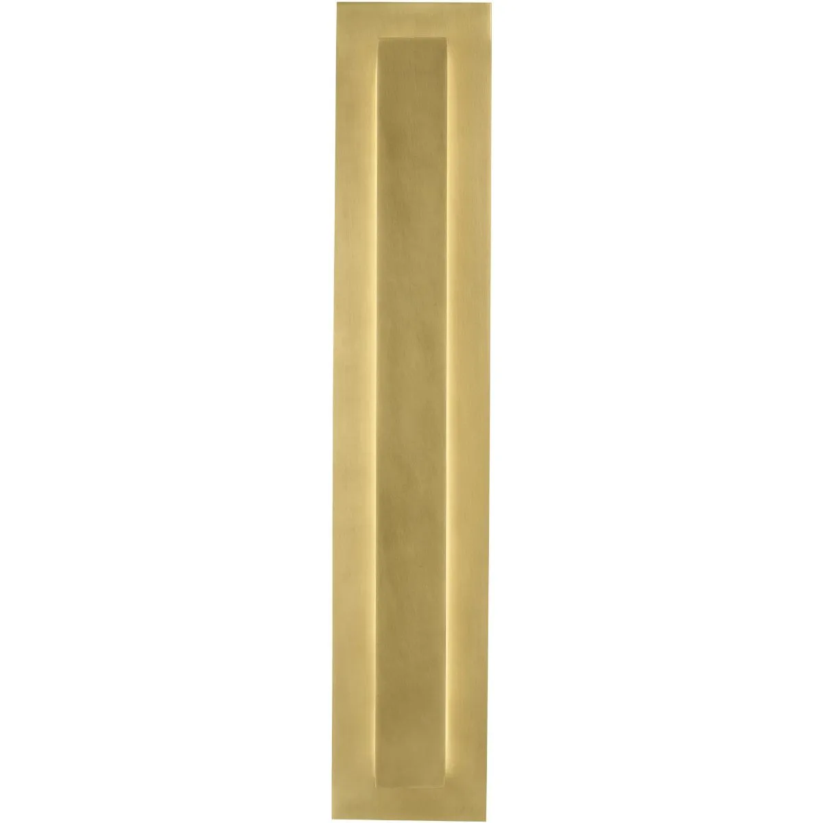 Aspen 26 In. LED Outdoor Wall Sconce with Surge Protection Natural Brass Finish