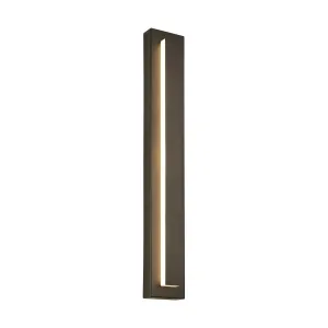 Aspen 36 In. LED Oudoor Wall Sconce 1508 Lm 3000K Bronze Finish