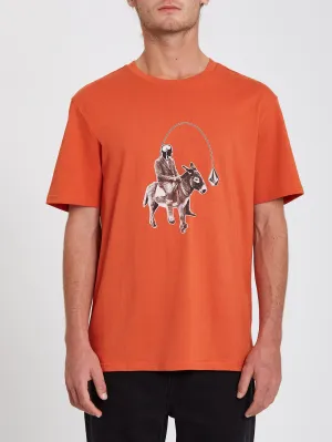 Ass Off T-shirt - BURNT OCHRE