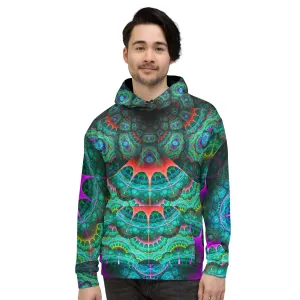 Astrolabe Unisex Hoodie Turquoise