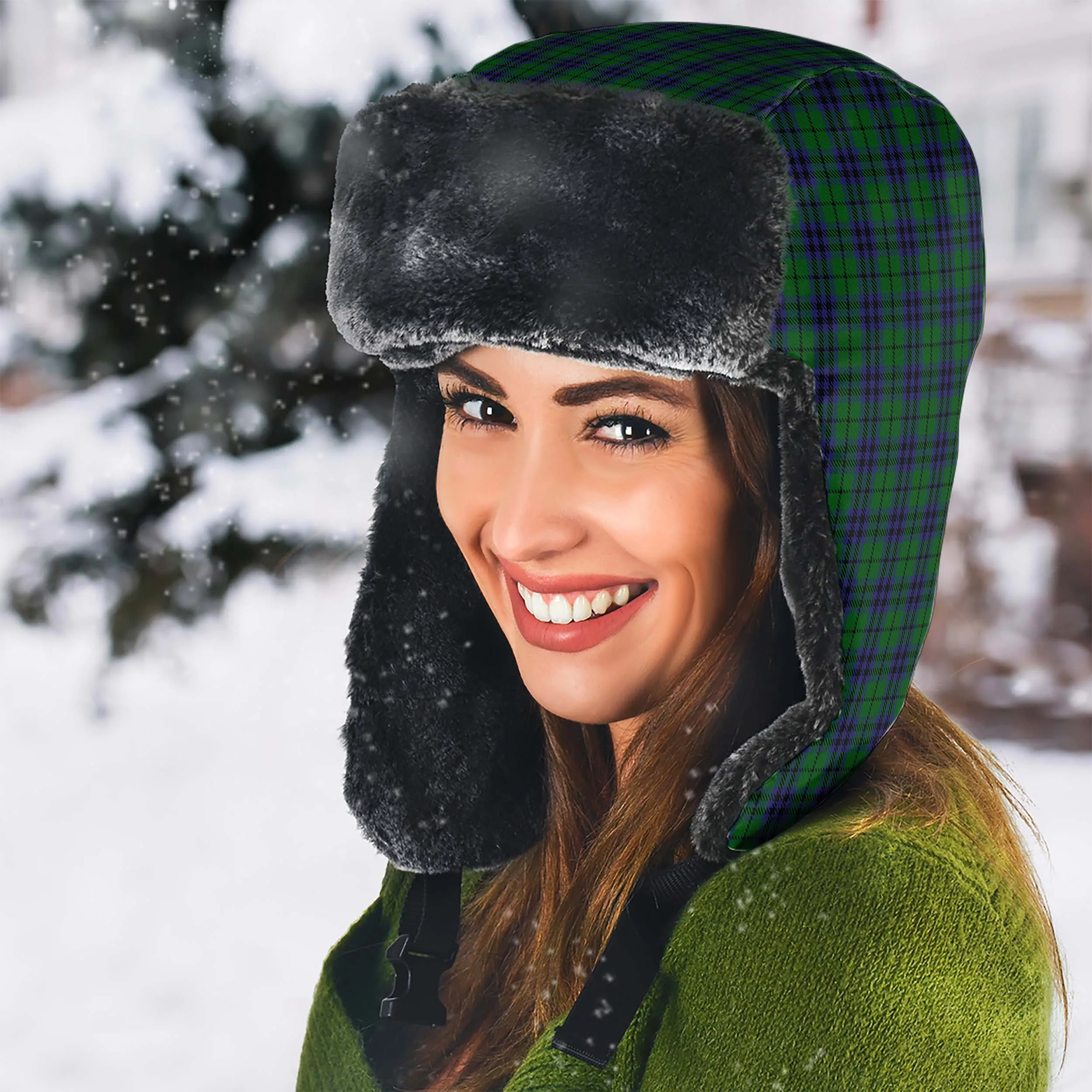 Austin Tartan Winter Trapper Hat