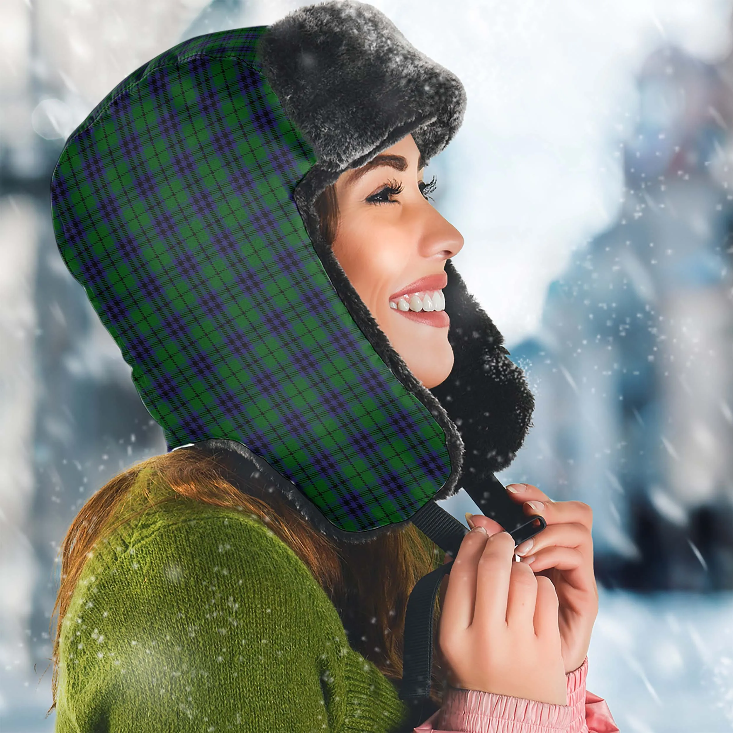 Austin Tartan Winter Trapper Hat