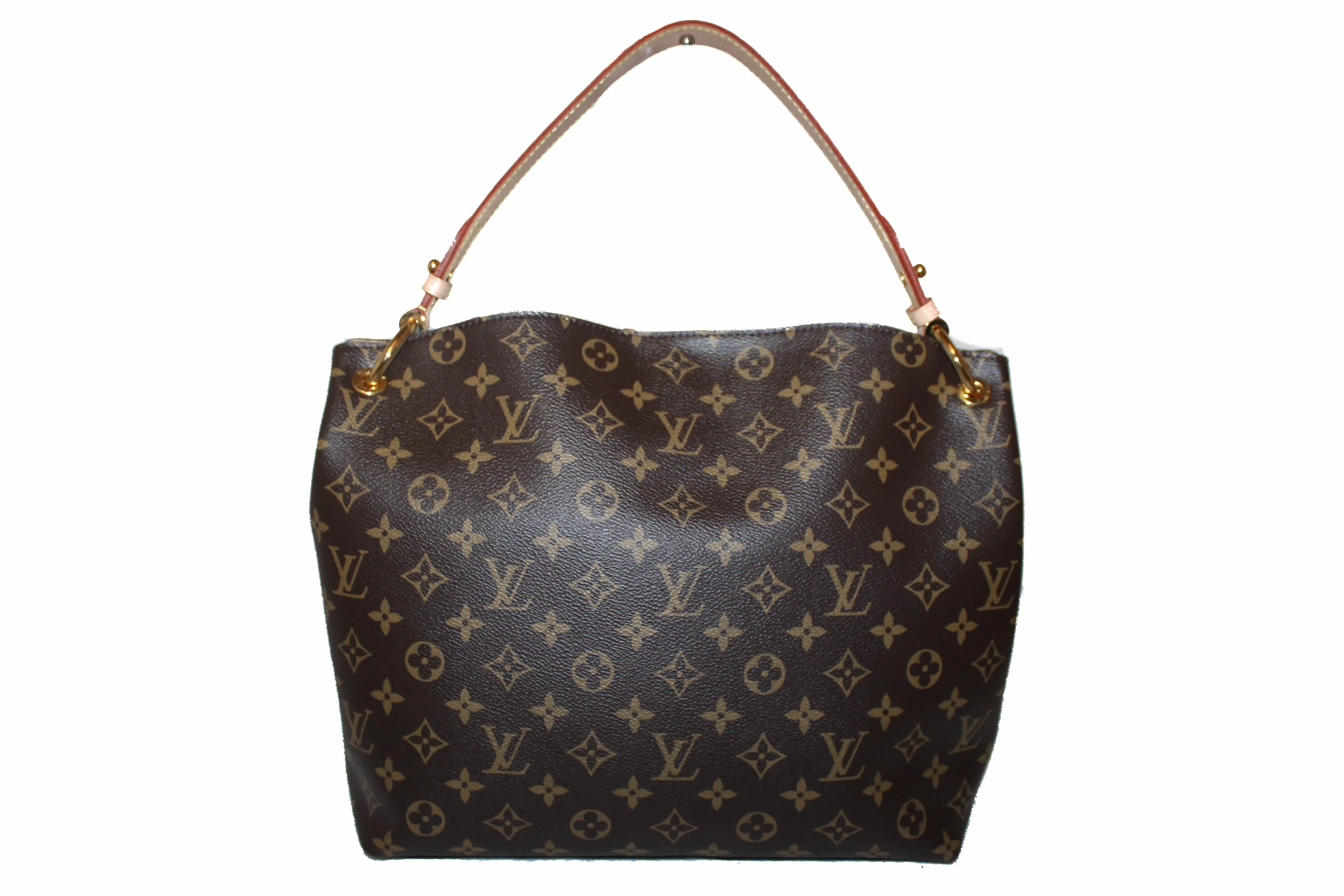 Authentic Louis Vuitton Classic Monogram Canvas Graceful PM Hobo Shoulder Bag