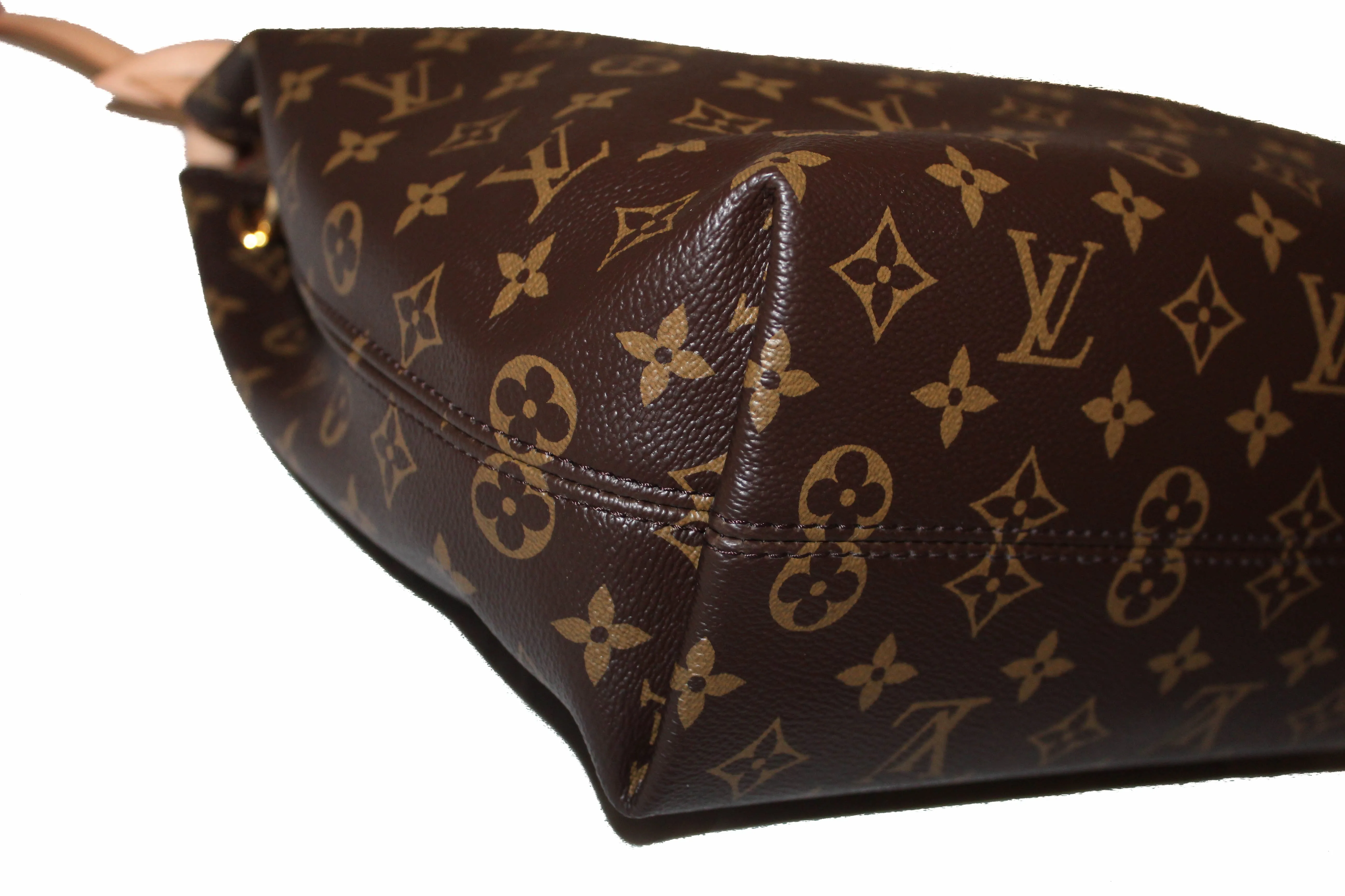 Authentic Louis Vuitton Classic Monogram Canvas Graceful PM Hobo Shoulder Bag