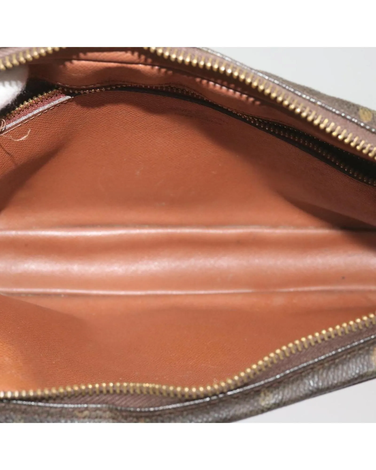 Authentic Monogram Clutch Bag with Dragonne Strap