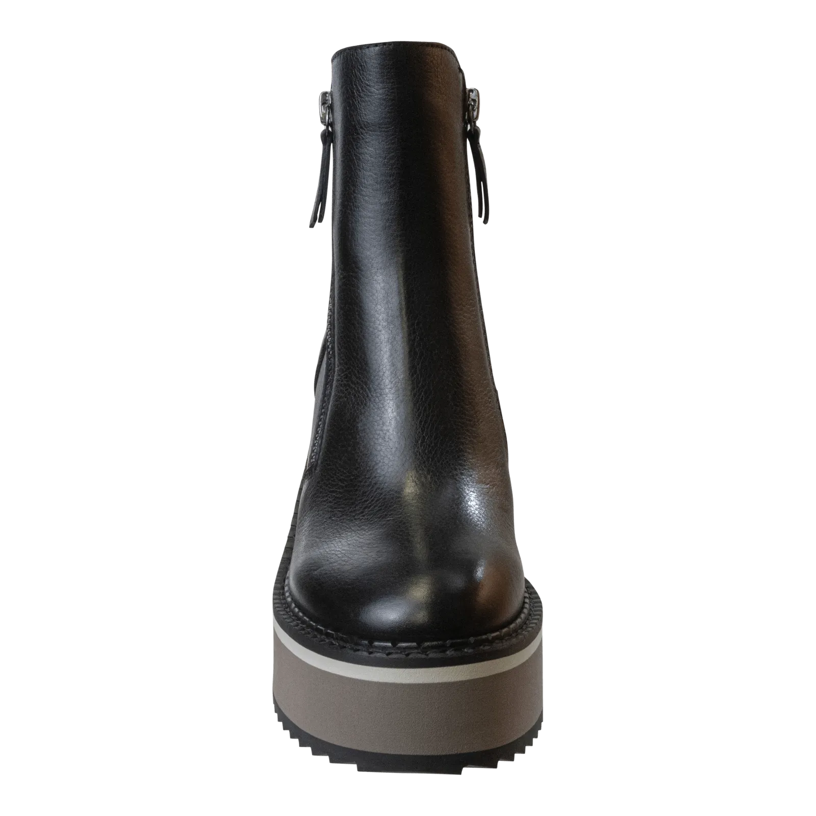 AVAIL in BLACK Wedge Ankle Boots