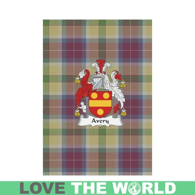 Avery Tartan Flag Clan Badge K7