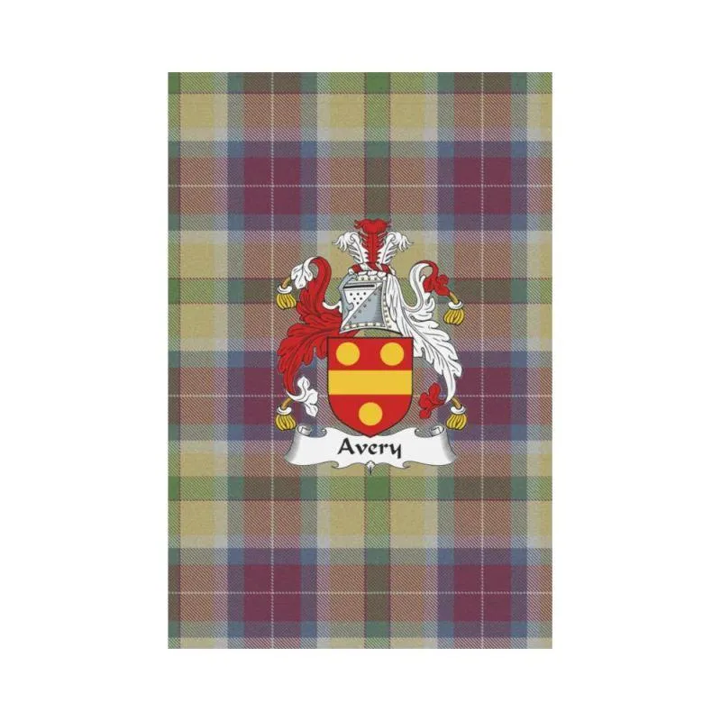 Avery Tartan Flag Clan Badge K7