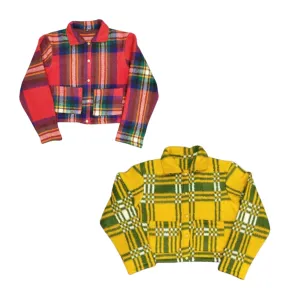AW24 Reworked Wool Blanket Jackets