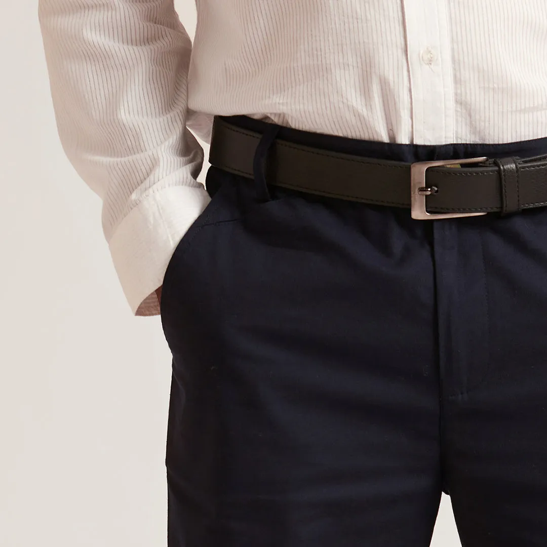 B77 Men's Semi Formal Organic Cotton Straight Trousers