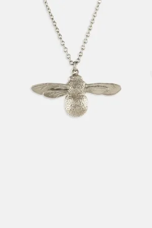 Baby Bee Necklace Silver