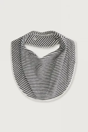 Baby Bib | Nearly Black - Cream