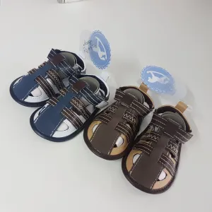 BABY BOYS VELCRO SANDALS (0-12 MONTHS) Q17485