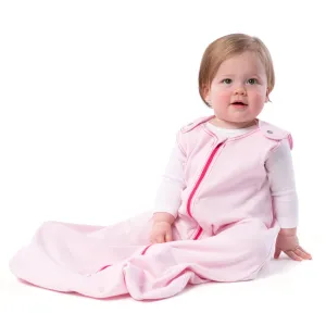 baby deedee - Cotton Baby Sleeping Bag Sack - Sleep nest Basic, Indoor Wearable Blanket, Infants and Toddlers, Marshmallow Pink, Medium (6-18 Months), (297)