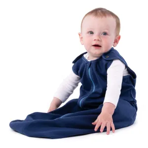 baby deedee - Cotton Baby Sleeping Bag Sack - Sleep nest Basic, Indoor Wearable Blanket, Newborn and Infants, Deep Sea Blue, Small (0-6 Months), (196)