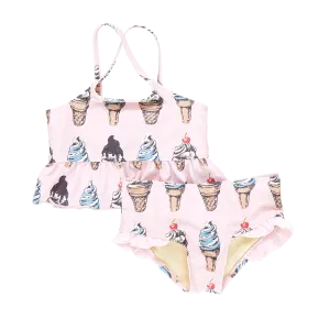 Baby Girls Joy Tankini - Pink Soft Serve