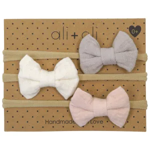 Baby Headband Bow Set - 3 Pc.