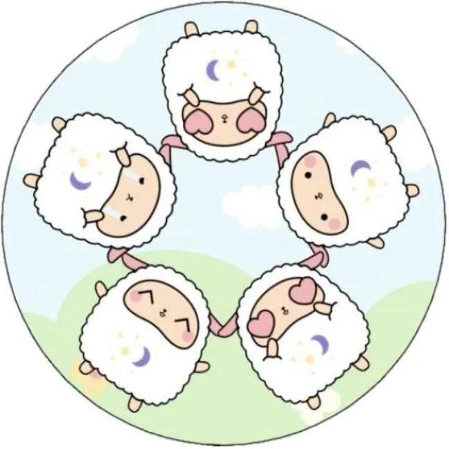 Baby Lamby Memory Foam Play Rug - 36" x 36"