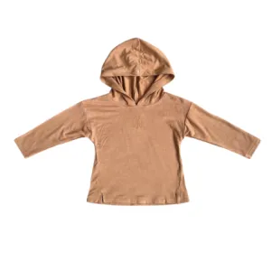 Baby Sprouts, Jersey Hoodie-Toffee
