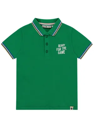 Babyface- Boy's t-shirt Polo-BBE24207637 Green