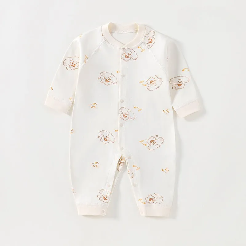 Baby's Cute Cartoon Print Design Jumpsuit (6 Designs)