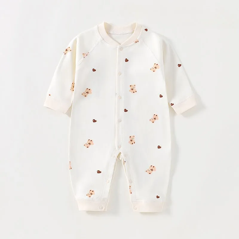 Baby's Cute Cartoon Print Design Jumpsuit (6 Designs)