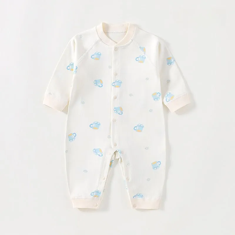 Baby's Cute Cartoon Print Design Jumpsuit (6 Designs)