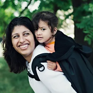 BabyWearing Fleece-lined Cover - PLAIN BLACK