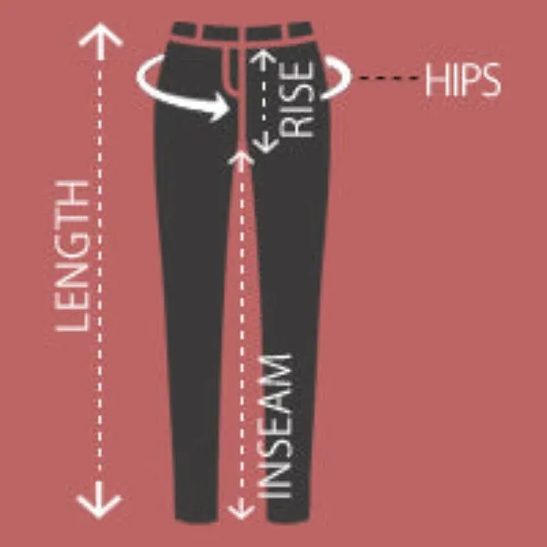 Back elastic straight woven long pants