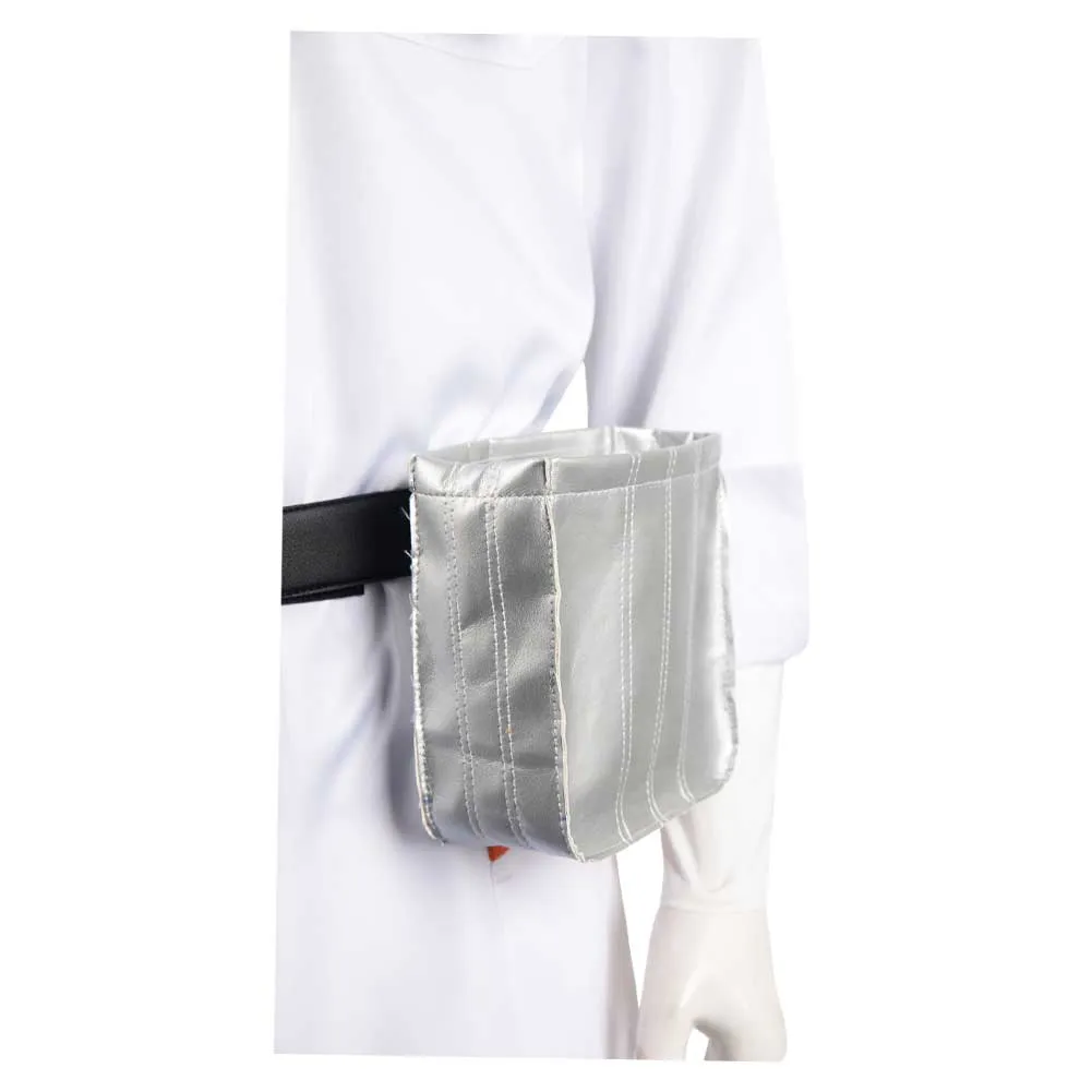 Back to the Future Doc Brown Cosplay Costume Men Jumpsuit Outfits Halloween Carnival Suit