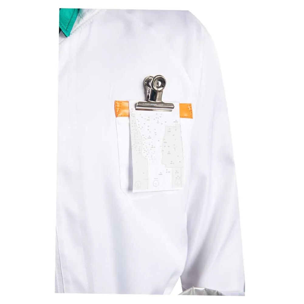 Back to the Future Doc Brown Cosplay Costume Men Jumpsuit Outfits Halloween Carnival Suit