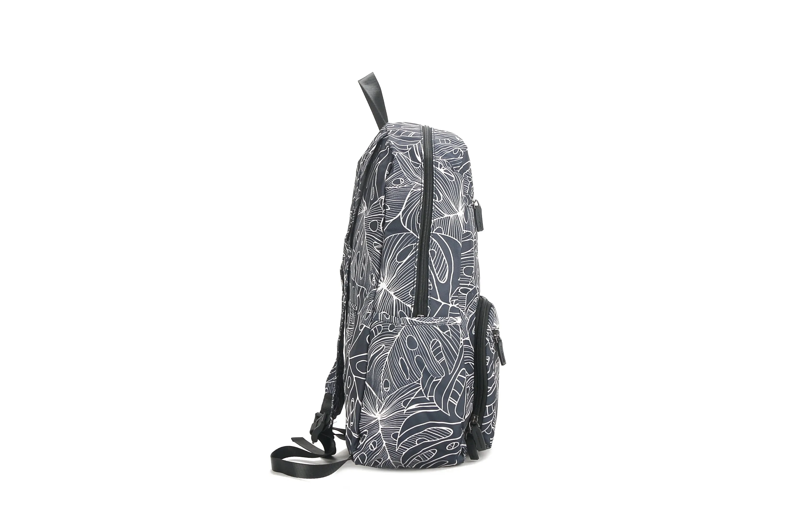 Backpack Melanie Monstera Lines Navy