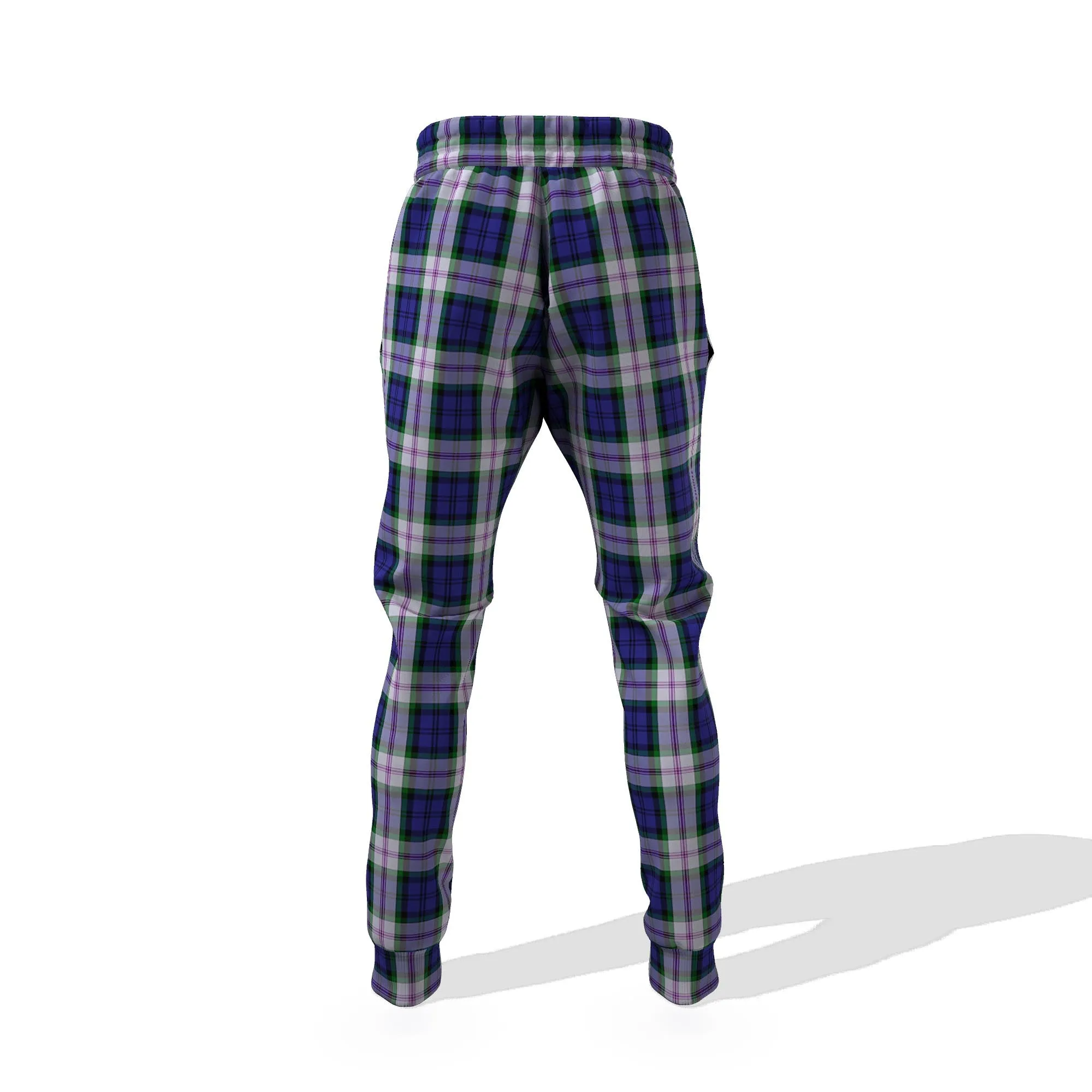Baird Dress Tartan Joggers Pants with Family Crest