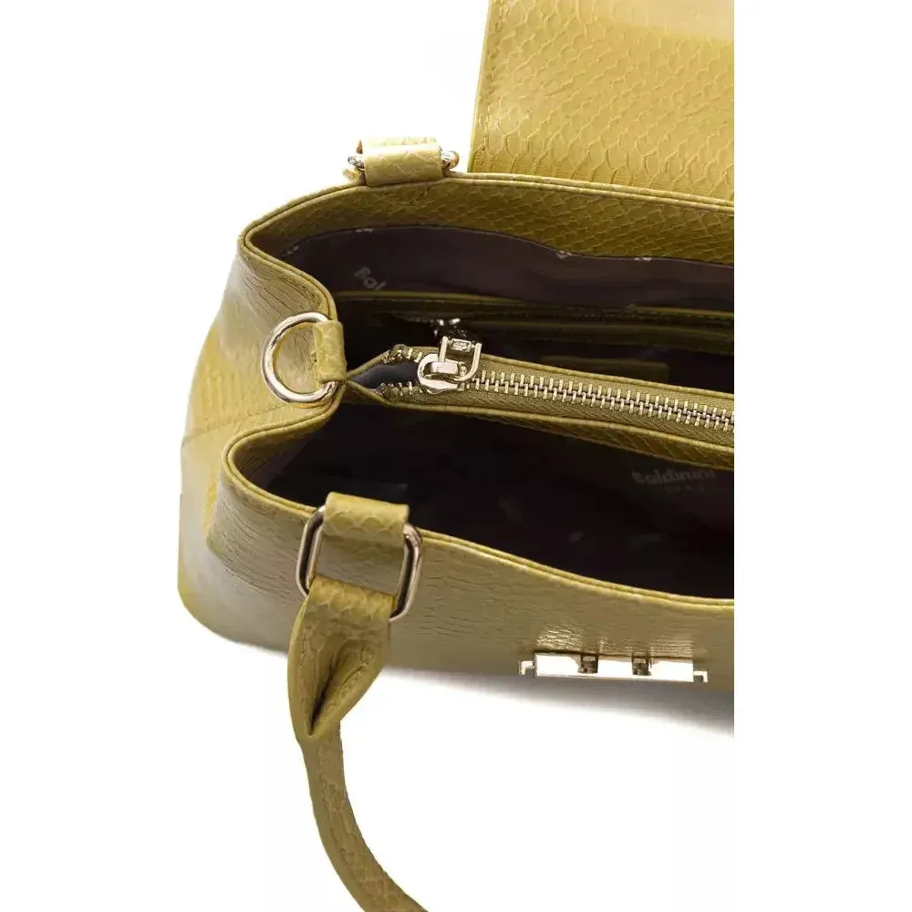 Baldinini Trend Yellow Polyurethane Women Crossbody Bag