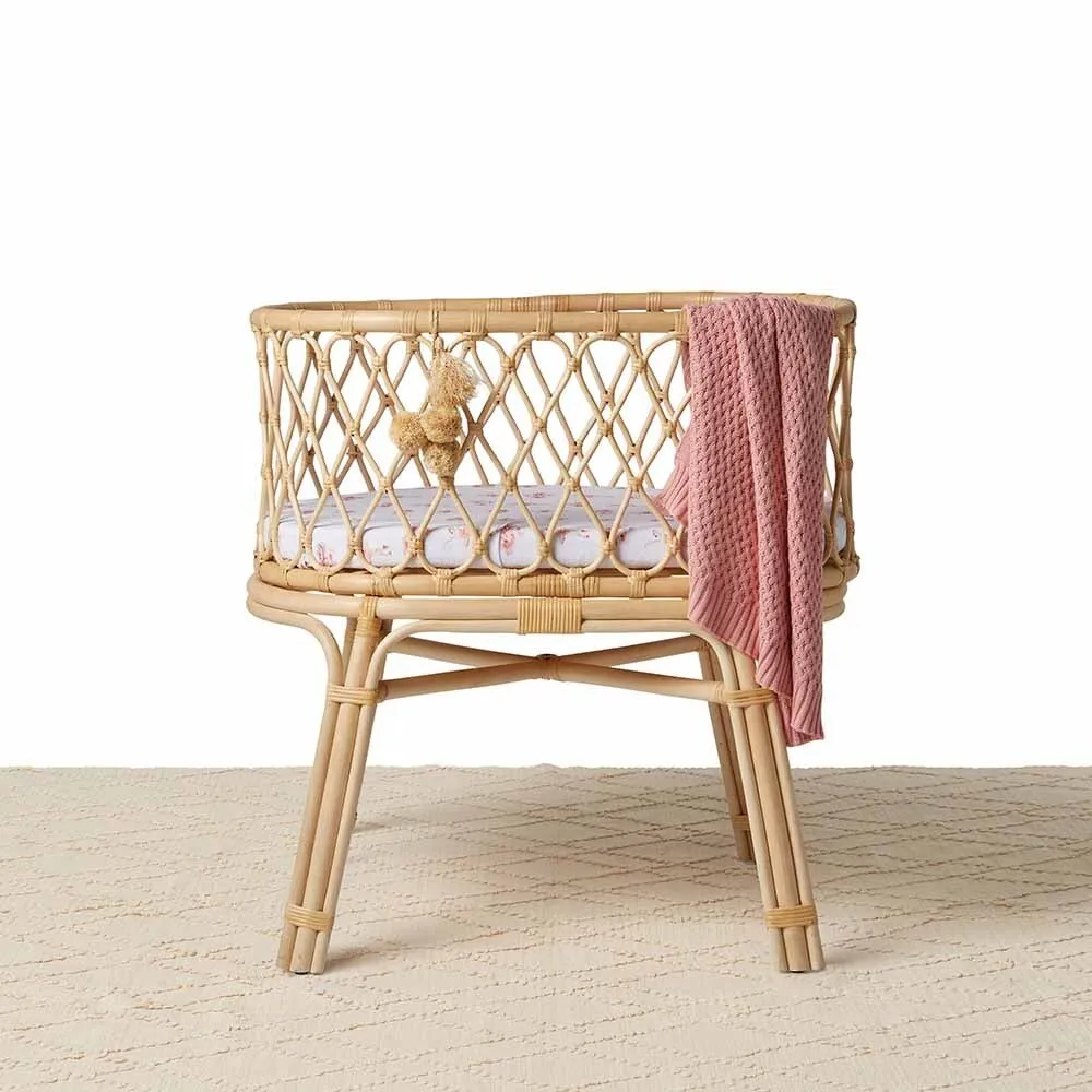 Ballerina Organic Bassinet Sheet / Change Pad Cover