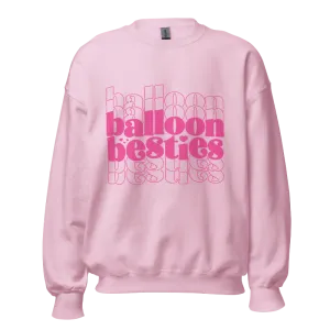 Balloon Besties (Light Pink) Unisex Sweatshirt