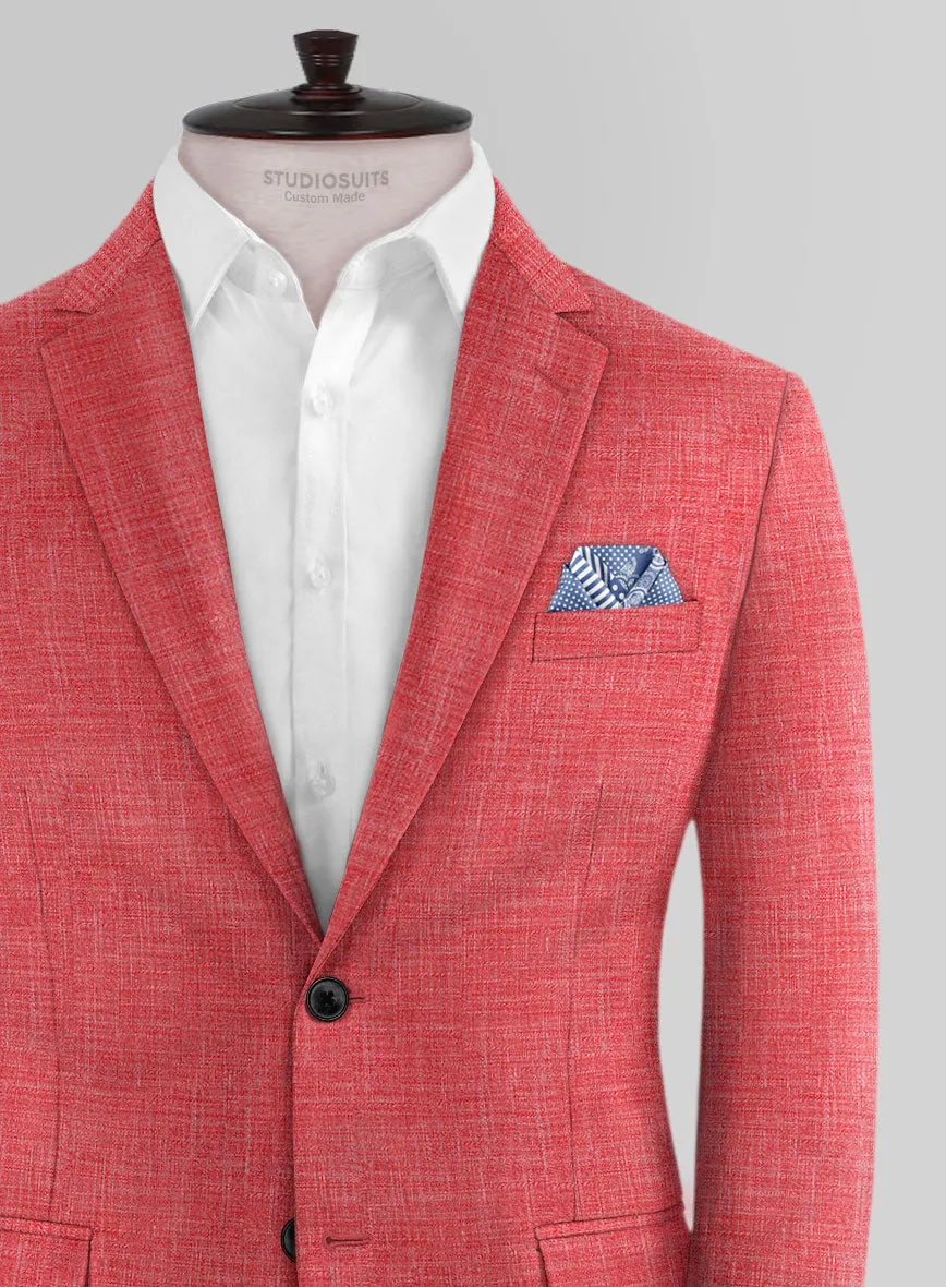 Bamboo Wool Poppy Red Jacket