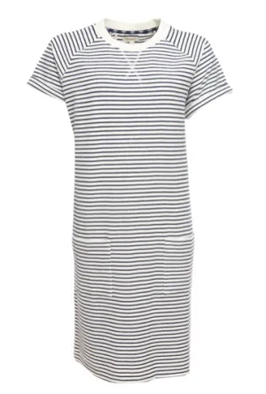 Barbour Monreith Dress - White/Navy