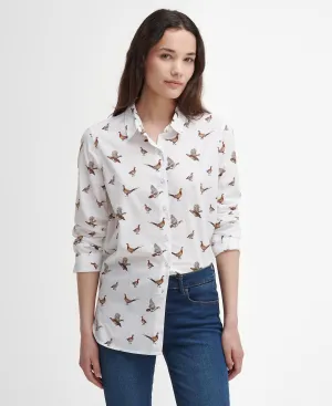 Barbour Shirt Safari Shirt Grouse Print  LSH1357MI15