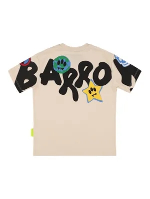 Barrow   Printed cotton jersey t-shirt 