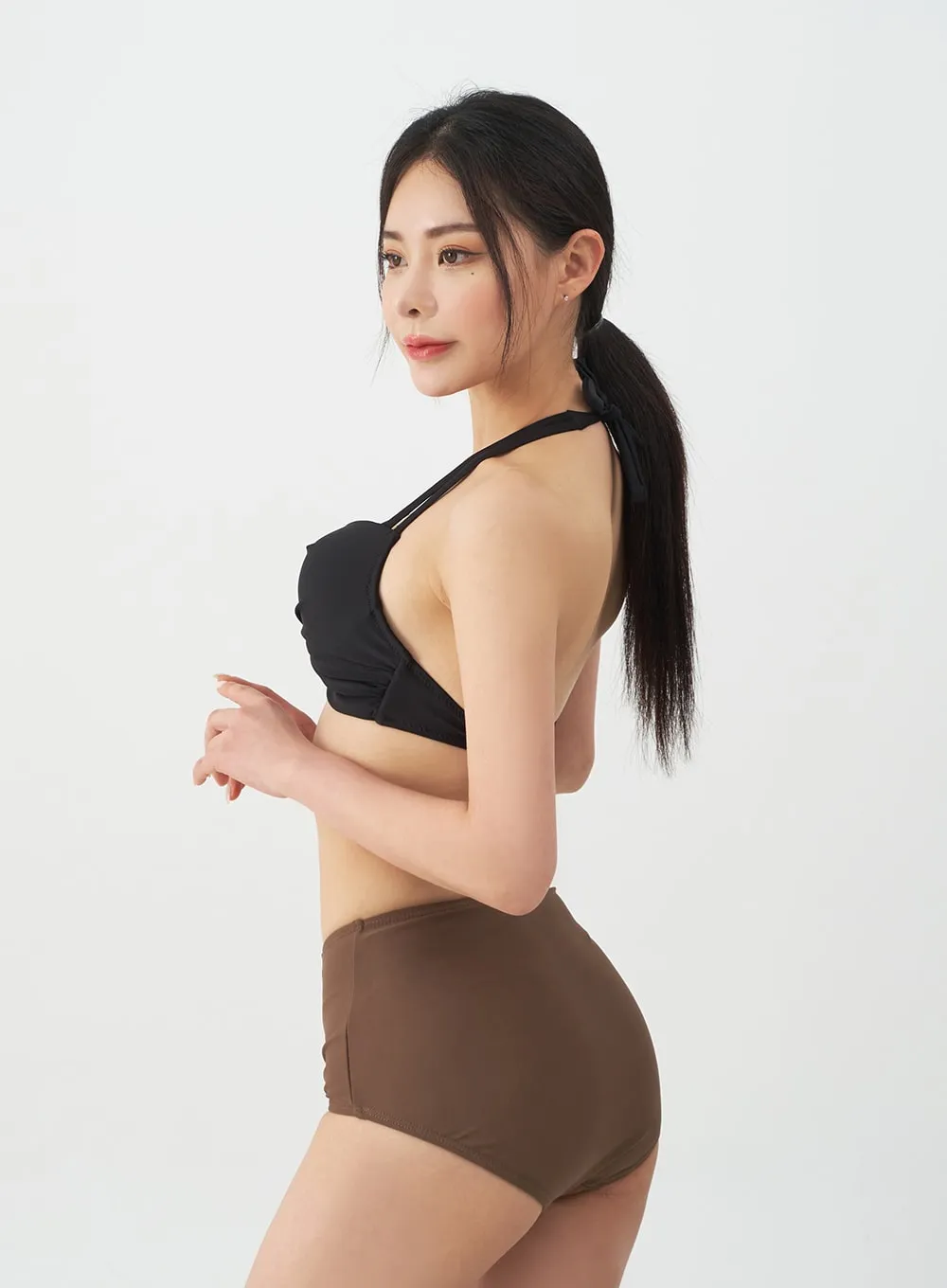 Basic High-Waisted Bikini Bottom IJ13