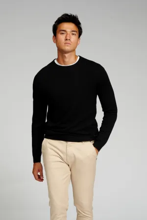 Basic Knit Crewneck - Black