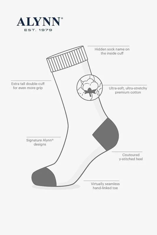 Basketball Nothing But Net Navy Blue Mens Sock