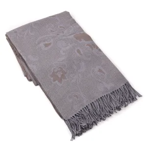 Battisti Paisley Jacquard Wool Throw Blanket