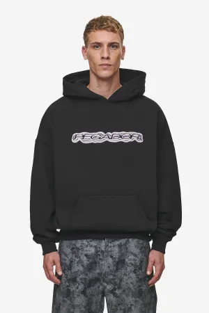 Baxter Boxy Hoodie Washed Black