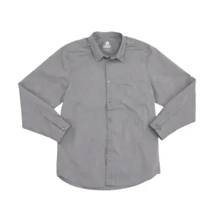 BB336-S Chef Works Urban Modern Chambray Shirt Grey Size S