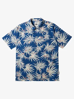Beach Club Casual Short Sleeve Woven Shirt - Monaco Blue Aop Better Ss