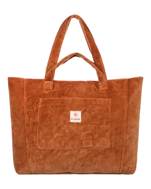 Beach Crush Beach Bag in Golden Brown