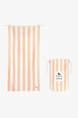 Beach Towel Cabana Light Collection Large Positano Peach