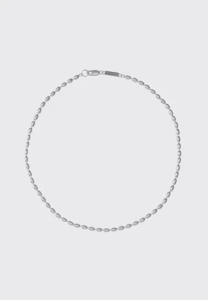 Bead Oval Chain Necklace